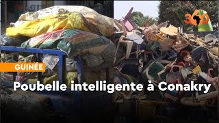 Des poubelles intelligentes à Conakry pour la gestion des déchets [upl. by Enilekcaj155]