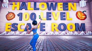 Halloween 100 Level Escape Room All Levels Fortnite Tutorial [upl. by Cinamod]