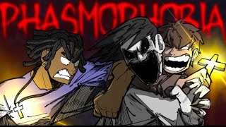 WE BECAME GHOST HUNTERS  PHASMOPHOBIA FUNNY MOMMENTS [upl. by Ardried]