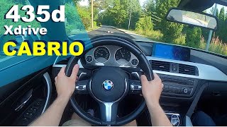 2015 BMW 435d Cabrio Summer Evening Cruise POV [upl. by Imar]