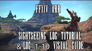 FFXIV ARR Sightseeing Introduction  Log 110 Visual Guide [upl. by Chilcote]