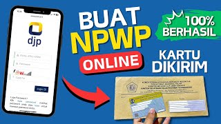 Cara Daftar NPWP Secara Online Lewat HP  Cara Membuat NPWP Online [upl. by Giess]