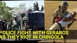 GERABOS RIOT IN CHINGOLA  NO WORKING IN ILLEGAL MINES [upl. by Aridnere]