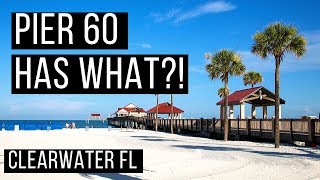 🌊 Tour Pier 60 Park  Beach Tips 🏖️ Clearwater Beach Florida [upl. by Elizabet]