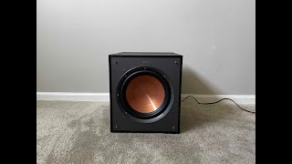 Klipsch R100SW Reference Series Home Theater Powered Active Subwoofer [upl. by Attennaj]