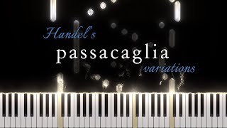 Passacaglia  Suite 7 in G minor by Handel Piano Duet Variations by Rebecca Belliston [upl. by Wilton324]