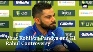 Hardik Pandya KL Rahul Koffee With Karan Comments Virat Kohli Reacts on Controversy [upl. by Hayila]