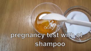 pregnancy test with at shampoo ✔️ You do not believe it is true accuracy is over 90 [upl. by Tye]