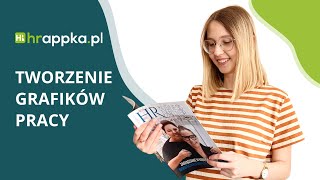 Jak zarządzać grafikami pracowniczymi w firmie w systemie HRappka • Ewidencja czasu pracy [upl. by Kramal94]