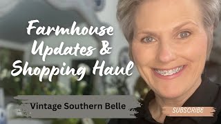 Home Updates Farmhouse Decor Upcoming Decorating Project Shopping Haul [upl. by Danzig]