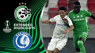 Maccabi Haifa vs Gent Extended Highlights  UECL Playoffs 1st Leg  CBS Sports Golazo [upl. by Duaner629]