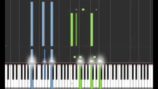 Monsieur tout le monde  Bigflo et Oli  Synthesia Piano Tuto [upl. by Jamison699]