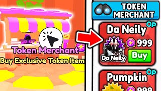 NEW TOKEN MERCHANT UPDATE For SECRET ADMIN PETS in Roblox Arm Wrestle Simulator [upl. by Iraam]