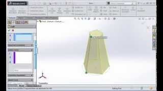 Introduction to the Loft Command in SolidWorks [upl. by Niddala]