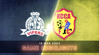 EXTENDED HIGHLIGHTS  Vipers SC 01 Kampala Capital City Authority  StarTimes UPL MD21 2324 [upl. by Nerahs]