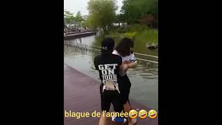 le farceur a eu ce quil méritait😲😂🤣 funny humour funnyshorts memes prank blague drole [upl. by Ennairak]