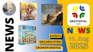 Brettspiel News der Brettspielbox  11 August 2023 [upl. by Alvin]