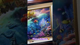 My favorite piece in the new Thomas Kinkade booth at Epcot Festival of the Arts disneyparks [upl. by Titos]