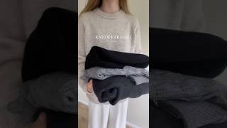 Knitwear haul ​⁠goeliaofficial discount code 10STL [upl. by Enawd]