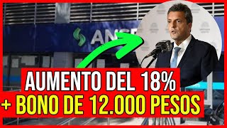 💥18 DE AUMENTO Y 12 MIL EN BONOS a las Jubilaciones y Pensiones en Marzo del 2023 [upl. by Neyu]