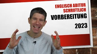 Abitur Englisch 2023  das OFFIZIELLE VIDEO zur Vorbereitung🙂 [upl. by Oehsen]