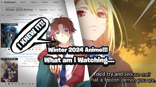 WHAT AM I WATCHING WINTER 2024 ANIME SEASON [upl. by Dorris]