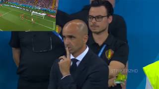 MANAGERS react to Belgium vs Japan 32 [upl. by Airdnahs]