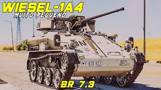 Dificilmente alguém encontra esse tanque de primeira  Wiesel 1A4 War Thunder  gameplay PT  BR [upl. by Nylhsoj437]