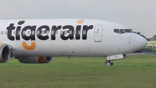 10012022 Tigerair Boeing 737800 at Subang SZBWMSA [upl. by Randell391]