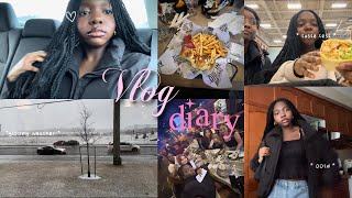 vlog diary 💭  school life 📓 hangouts 🪩 birthday dinner 🍽️ grwm [upl. by Ajan408]