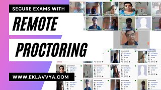 How to Secure Remote Proctored Online Exams  Eklavvya [upl. by Cooperstein]