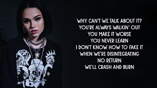 Maggie Lindemann  Crash and Burn Lyrics [upl. by Natrav]