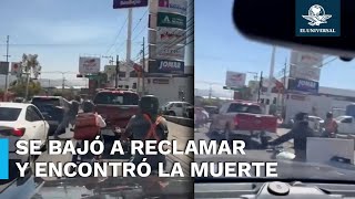 Pleito vial termina en tragedia conductor intentó huir [upl. by Cantu822]