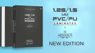 Advance Laminates  Launching the 12515 MM PVCPU Laminates Catalogue For Interior Designing [upl. by Sankey]