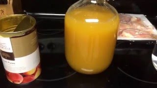 Homemade Peach Wine  Vintners Harvest Puree [upl. by Caldwell]