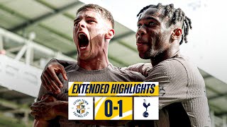 LUTON TOWN 01 TOTTENHAM HOTSPUR  PREMIER LEAGUE EXTENDED HIGHLIGHTS  VAN DE VEN SENDS SPURS TOP [upl. by Eileen]