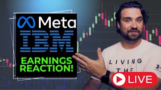 Live Earnings Reaction Meta Platforms IBM Stock [upl. by Magda]