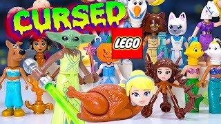 Cursed LEGO minidolls AKA when Disney Princesses go bad  Halloween [upl. by Eisnil]