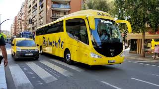 Autobuses por Murcia Huelga de transporte escolar ruinadelautobús ruinaparaelautobús [upl. by Eglanteen]