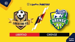 LIBERTAD VS ORENSE  EN VIVO LIGA PRO FECHA 8  CAMPEONATO ECUATORIANO [upl. by Leonie344]