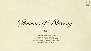 195 Showers of Blessing  SDA Hymnal  The Hymns Channel [upl. by Enived]