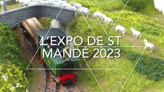 Réseau de l’abresle expo de st mandé 2023  train échelle NN scalespur N [upl. by Sixela]