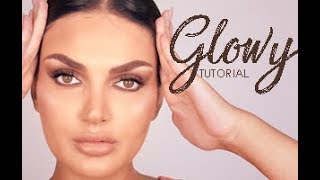 Glowy Bronze Makeup Tutorial With Marilyn  مكياج برونزي مشرق مع ماريلين [upl. by Owain]