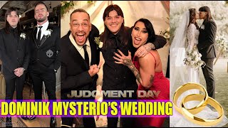 Dominik Mysterios wedding Damian Priest Rhea Ripley Dominik gets booed at his own wedding [upl. by Lurie]