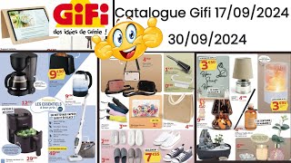 📢 ARRIVAGE GIFI 😇 CATALOGUE DU 17 SEPTEMBRE 💯 bonplan promotion Gifi arrivagedelasemaine [upl. by Sorce]