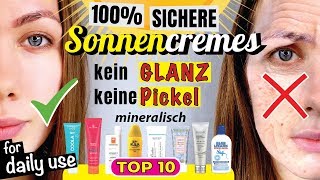 ☀️ Die beste Sonnencreme für unreine amp fettige Haut [upl. by Tnemelc]