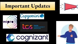 60 Wipro  TCS Cognizant Capgemini Important Updates  Interview Rounds Off Campus [upl. by Truman]