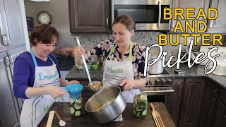 Bread and Butter Pickle Canning Recipe Canning for Beginners [upl. by Ballman]