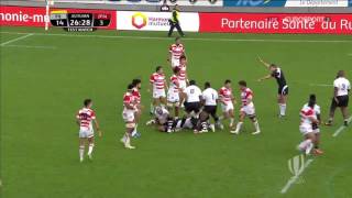 Shunsuke Nunomaki dominant tackle on Levani Botia [upl. by Dwayne496]