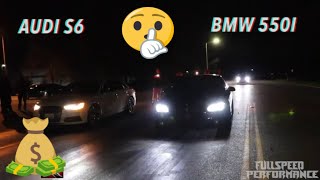 Heatsync Tuned 550i VS Audi S6 Stage 3 [upl. by Kalli814]